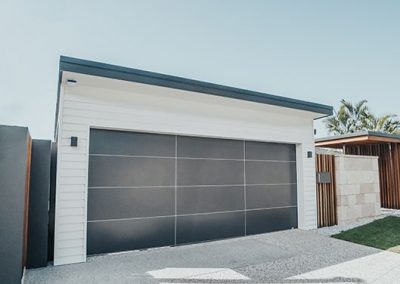 inspirations garage door, aluminium composite panels