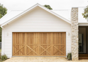 Western Red Cedar Barn style Sectional Door