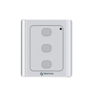 Steel-Line WWS01 Three-button Wireless Wall Mounted Remote